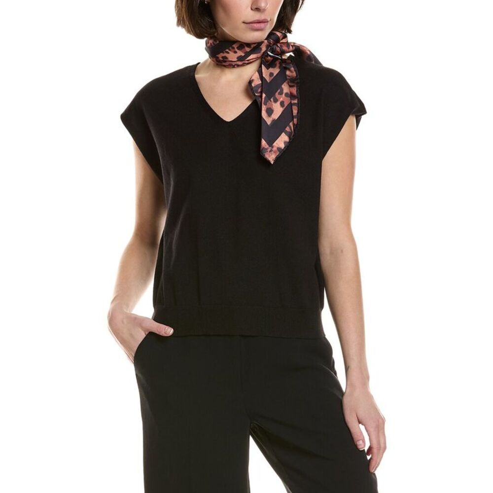 Nicole Miller Womens Sweater, Black